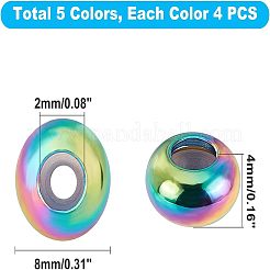 Perline in acciaio inossidabile 304&nbsp;STAS-UN0013-88P