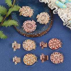 12 комплект 6 стильных латунных застежки для коробок KK-SZ0001-50