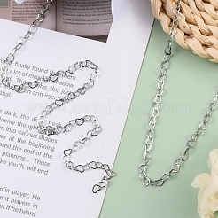 Устойчивые к потускнению 3.28 фут 304 нержавеющая сталь крестообразные цепи X-CHS-K001-56