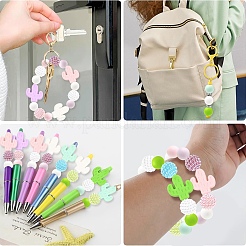 66 шт. Набор бусин из силикона и смолы 9 цветов&nbsp;FIND-YW0011-43