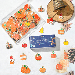 80 шт. 20 стиля подвески из сплава и эмали на тему Дня благодарения&nbsp;ENAM-SC0006-85