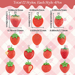 4 комплект подвесок из непрозрачной смолы RESI-SC0006-19
