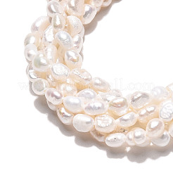 Нити из натурального культивированного пресноводного жемчуга PEAR-N028-02