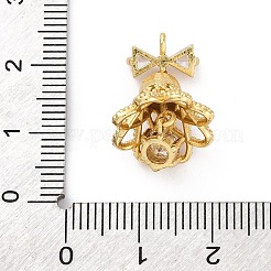 Реечное покрытие латунь с подвесками из кубического циркония KK-Q010-08G