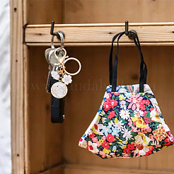 5 шт. 5-х стильный эмалированный брелок-подвеска в виде кролика с подвеской в виде сакуры и облака KEYC-DR0001-11