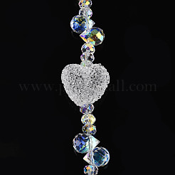 Нити из гальванического стекла и акриловых стразов&nbsp;MAK-T011-07A