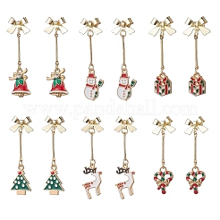 Сплав эмаль серьги&nbsp;EJEW-JE06564