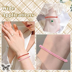 100шт 10 цвета регулируемый вощеный полиэстеровый шнур для изготовления браслетов&nbsp;BJEW-CJ00002