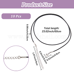 10 collier rond en cuir pour la fabrication de colliers&nbsp;MAK-CL0001-07