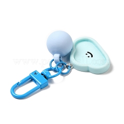 Акриловый кулон-брелок с мультяшным улыбающимся лицом KEYC-D017-01C