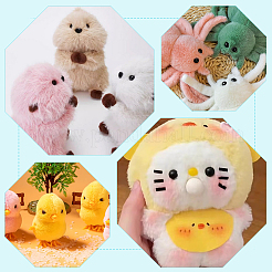 300 шт. 5 стильных пуговицы из искусственного жемчуга RESI-PH0002-13