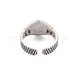 Открытое кольцо-манжета в форме часов RJEW-S038-212