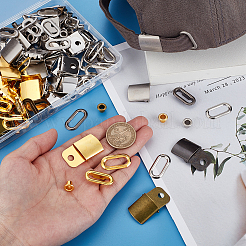 40 пакет 5 цвета наборы для регулировки фуражки из железа и латуни&nbsp;FIND-GA0007-45
