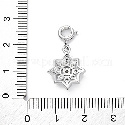 Латунные микро проложить кубического циркония подвески&nbsp;KK-D360-24P