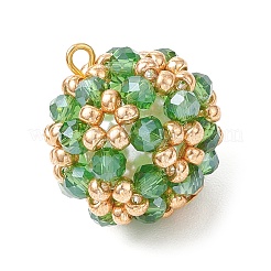 Подвески из гальванического стекла&nbsp;PALLOY-MZ00879-02