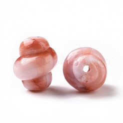 Perle acriliche opache bicolore&nbsp;OACR-P013-31D