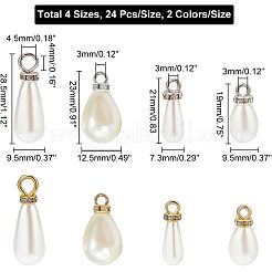 84 шт. 7 подвески из АБС-пластика с имитацией жемчуга&nbsp;KY-CA0001-23