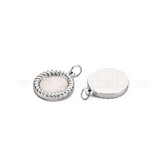 Colgante de acero inoxidable 304 con engastes de esmalte&nbsp;STAS-N097-204A-01P