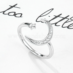 925 серебряное кольцо-манжета с паве из кубических цирконий для женщин HO9821