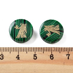 Синтетические малахитовые шарики G-F775-D12