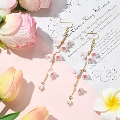 Латунные серьги обруча&nbsp;EJEW-YW00004