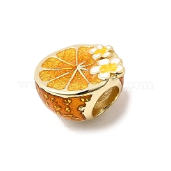 925 стерлингового серебра эмали европейские шарики STER-Z013-07P-03