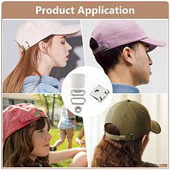 24 комплект из латуни для бейсбольной кепки FIND-BC0014-12MP