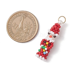 Пасхальные подвески-гномы из стеклянного бисера&nbsp;PALLOY-MZ01037-04