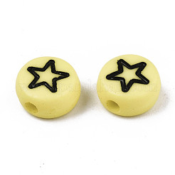 Непрозрачные акриловые бусины MACR-N008-33F