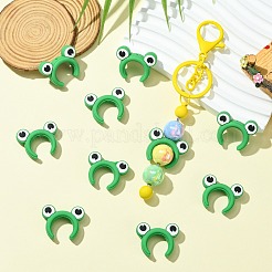 20 шт. силиконовые фокусные бусины в виде лягушачьих ушей&nbsp;SIL-CJ0002-83B
