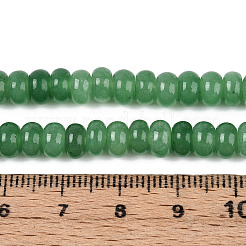 Gefärbt natürlichen weißen Jade Perlen Stränge&nbsp;X-G-T139-59A-11