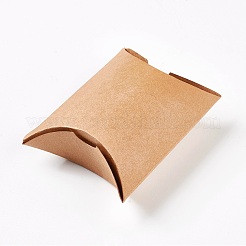 Cajas de regalo del favor de la boda del papel de Kraft&nbsp;CON-WH0037-B-12