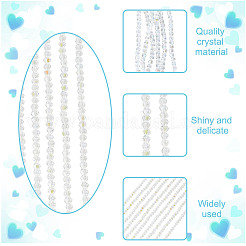 10 нити имитируют австрийские хрустальные биконические стеклянные бусины&nbsp;GLAA-HY0001-37A