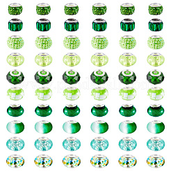 70шт 10 стиля смолы европейские бусины RESI-TA0003-92