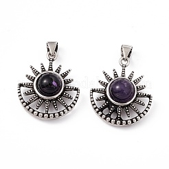 Подвески из натурального аметиста &nbsp;KK-A173-08AS-01