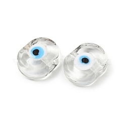 Hechos a mano de los abalorios del lampwork del ojo malvado&nbsp;LS-LAMP-G168-02L