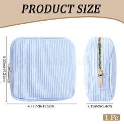 Косметички из вельветовой ткани на молнии AJEW-WH20017-50A