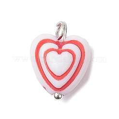 Непрозрачные акриловые подвески PALLOY-JF04352-01