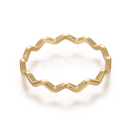 925 gewellte Ringe aus Sterlingsilber, geschnitzt 925, golden, Größe 8, 18 mm, 2.2 mm