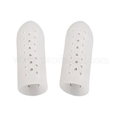 Big Toe Caps, Breathable Toe Sleeves, for Girls Wear High Heels, White, 39x24mm