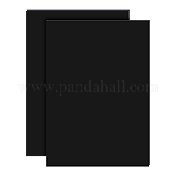 Silicone Single Side Board, with Adhesive Back, Rectangle, Black, 30x21x0.2cm