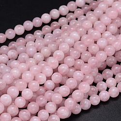 Madagascar rosa naturale perle di quarzo fili, tondo, 8~8.5mm, Foro: 1.2 mm, circa 47~50pcs/filo, 15.7 pollice (40 cm)