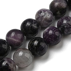 Grade eine natürliche Fluorit Perlen Stränge, Runde, 8 mm, Bohrung: 0.8 mm, ca. 50 Stk. / Strang, 15.43'' (39.2 cm)
