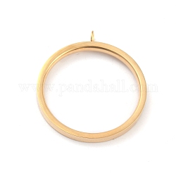 304 regolazioni dell'anello delle dita in acciaio inox, base ad anello, oro, misura degli stati uniti 7 (17.3mm), 2mm, Foro: 2 mm, diametro interno: 17.3mm