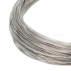 Copper Craft Wire, Round, Platinum, 0.3mm, about 82.02 Feet(25m)/Bundle