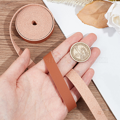 Плоский шнур из искусственной кожи из микрофибры длиной 2 м. FIND-WH0420-75A-04-1