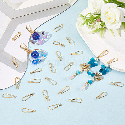 32 шт латунные серьги крючки KK-SC0006-57G-1