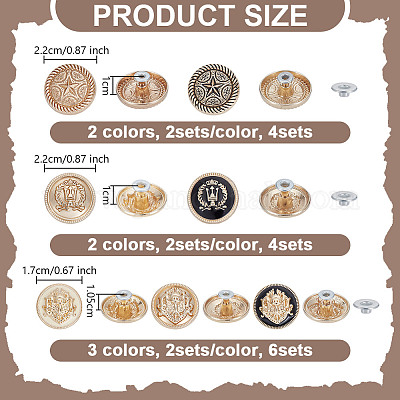 14 комплект из 7-х видов пряжек для шнурков из сплава FIND-OC0013-27-1