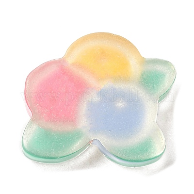 Кабошоны из полупрозрачной смолы RESI-H147-01F-1