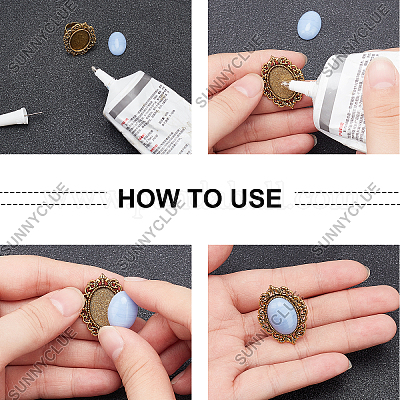 18шт набор для самостоятельного изготовления колец из натуральных драгоценных камней DIY-SC0015-34-1